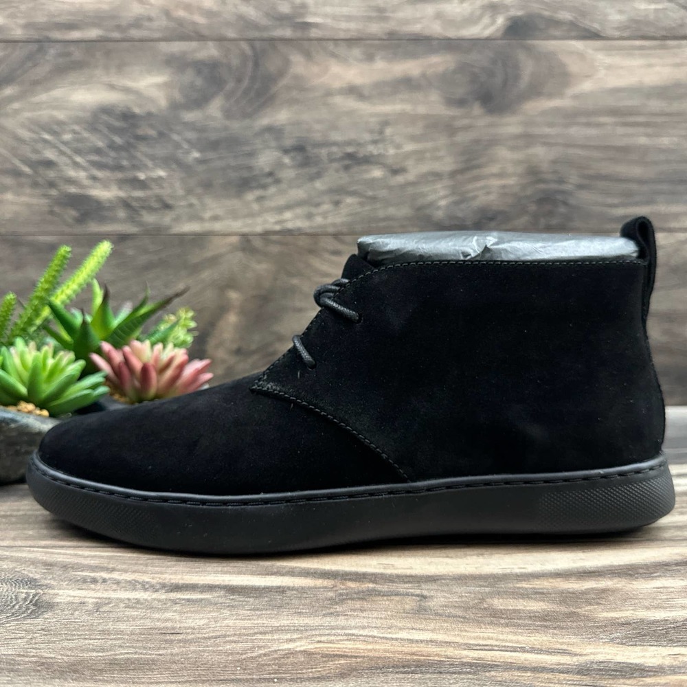 NIB FitFlop Zackery 10 43 Black Suede Lace Up Desert Boots - Picture 4 of 12